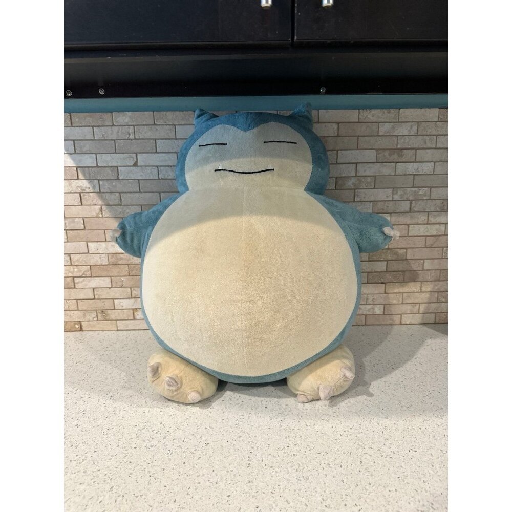 Jazwares‎ Pokemon Sleeping Snorlax Pillow Plush 18-In